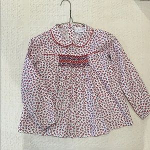 Smocked Rachel Riley Girls Blouse